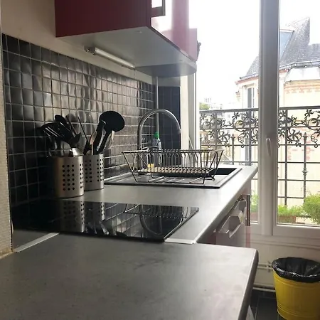 2 Pieces Lumineux Avec Balcon Filant Paryż